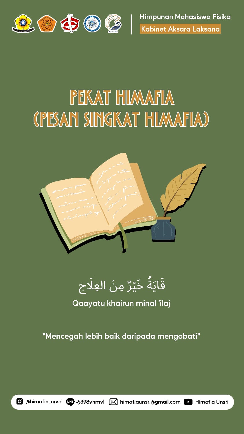 PESAN SINGKAT (PEKAT HIMAFIA)